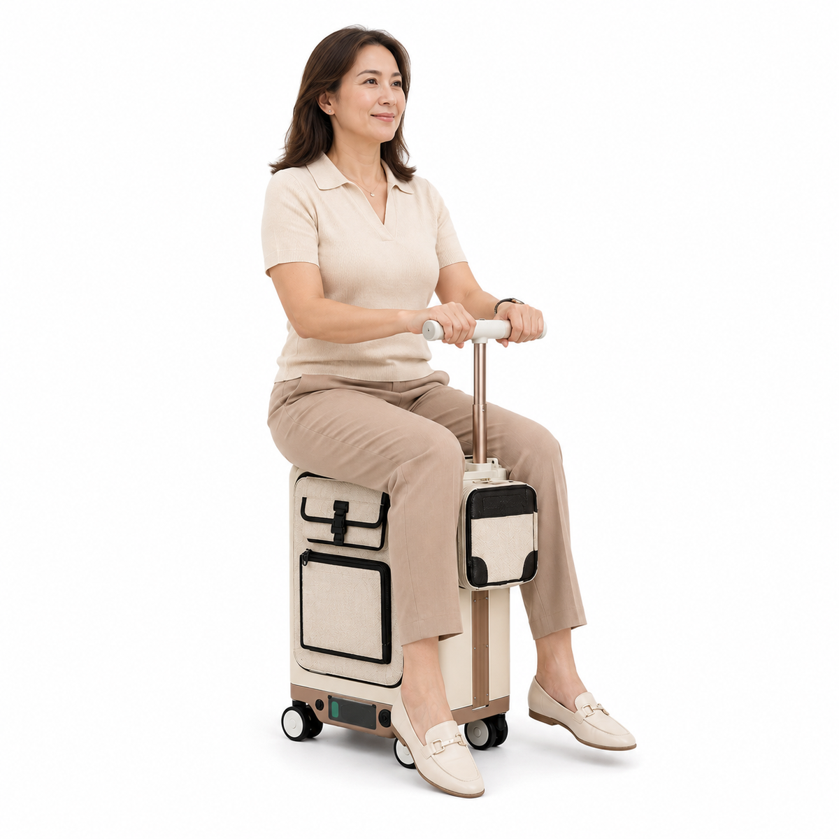 NEXORA Summit Glide Edge Premium Ride-On Luggage