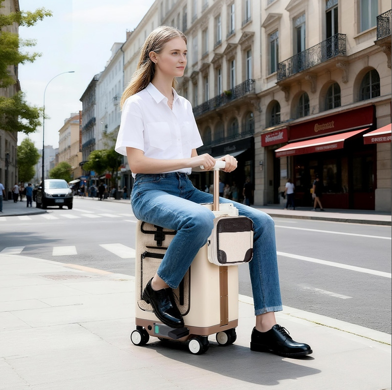 NEXORA Summit Glide Edge Premium Ride-On Luggage