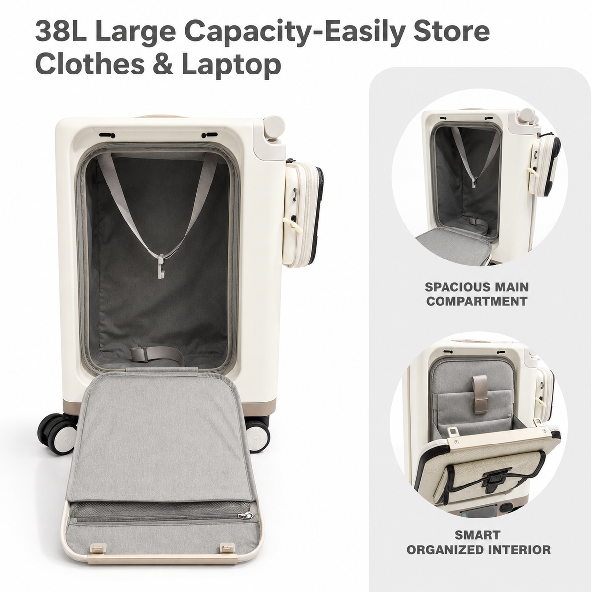 NEXORA Summit Glide Edge Premium Ride-On Luggage