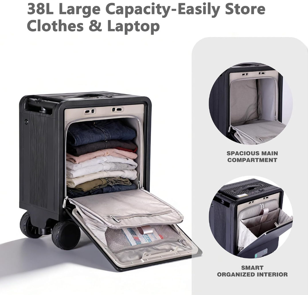 NEXORA Summit Glide Classic 35L main compartment and organized interior